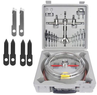 Adjustable Hole Saw Set Circle Cutter Kit